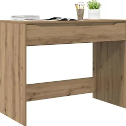 vidaXL Bureau Chêne Artisanal 100 x 50 x 78 cm Bois d’ingénierie