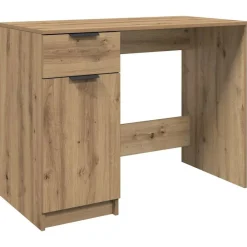 vidaXL Bureau chêne artisanal 100x50x75 cm bois d'ingénierie