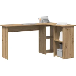 Meubles De Bureau-vidaXL Bureau Chêne artisanal 142 x 102 x 73 cm Bois d'ingénierie ch&ecirc;ne artisanal