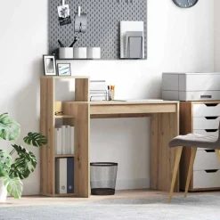 Meubles De Bureau-vidaXL Bureau Chêne artisanal 100 x 40 x 90 cm Bois d'ingénierie ch&ecirc;ne artisanal