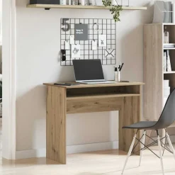 Meubles De Bureau-vidaXL Bureau chêne artisanal 90x50x74 cm bois d'ingénierie chêne artisanal