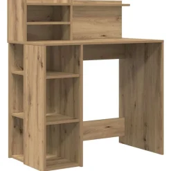 Meubles De Bureau-vidaXL Bureau Chêne artisanal 90 x 48 x 101,5 cm Bois d'ingénierie ch&ecirc;ne artisanal