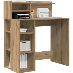 Meubles De Bureau-vidaXL Bureau Chêne artisanal 90 x 48 x 101,5 cm Bois d'ingénierie chêne artisanal