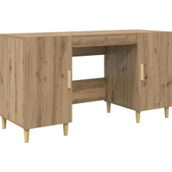 Meubles De Bureau-vidaXL Bureau Chêne artisanal 140 x 50 x 75 cm Bois d'ingénierie ch&ecirc;ne artisanal