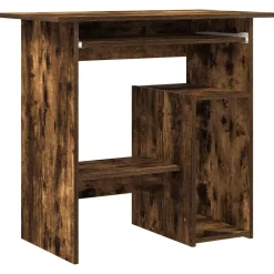 vidaXL Bureau Chêne fumé 80x45x74 cm Bois d'ingénierie