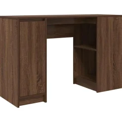 Meubles De Bureau-vidaXL Bureau chêne marron 120x42x76 cm bois d'ingénierie Chêne marron