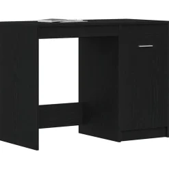 vidaXL Bureau Chêne noir 100 x 50 x 76 cm Bois d'ingénierie
