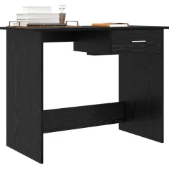 vidaXL Bureau Chêne noir 100 x 50 x 76 cm Bois d'ingénierie