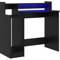 vidaXL Bureau Chêne noir 97 x 45 x 90 cm Bois d'ingénierie