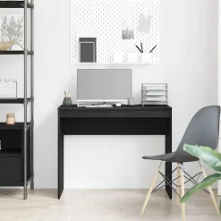 Meubles De Bureau-vidaXL Bureau Chêne noir 90x40x72 cm Bois d'ingénierie Chêne noir