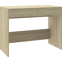 vidaXL Bureau Chêne sonoma 101x50x76,5 cm Bois d'ingénierie