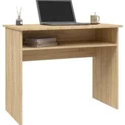 vidaXL Bureau Chêne sonoma 90x50x74 cm Bois d'ingénierie