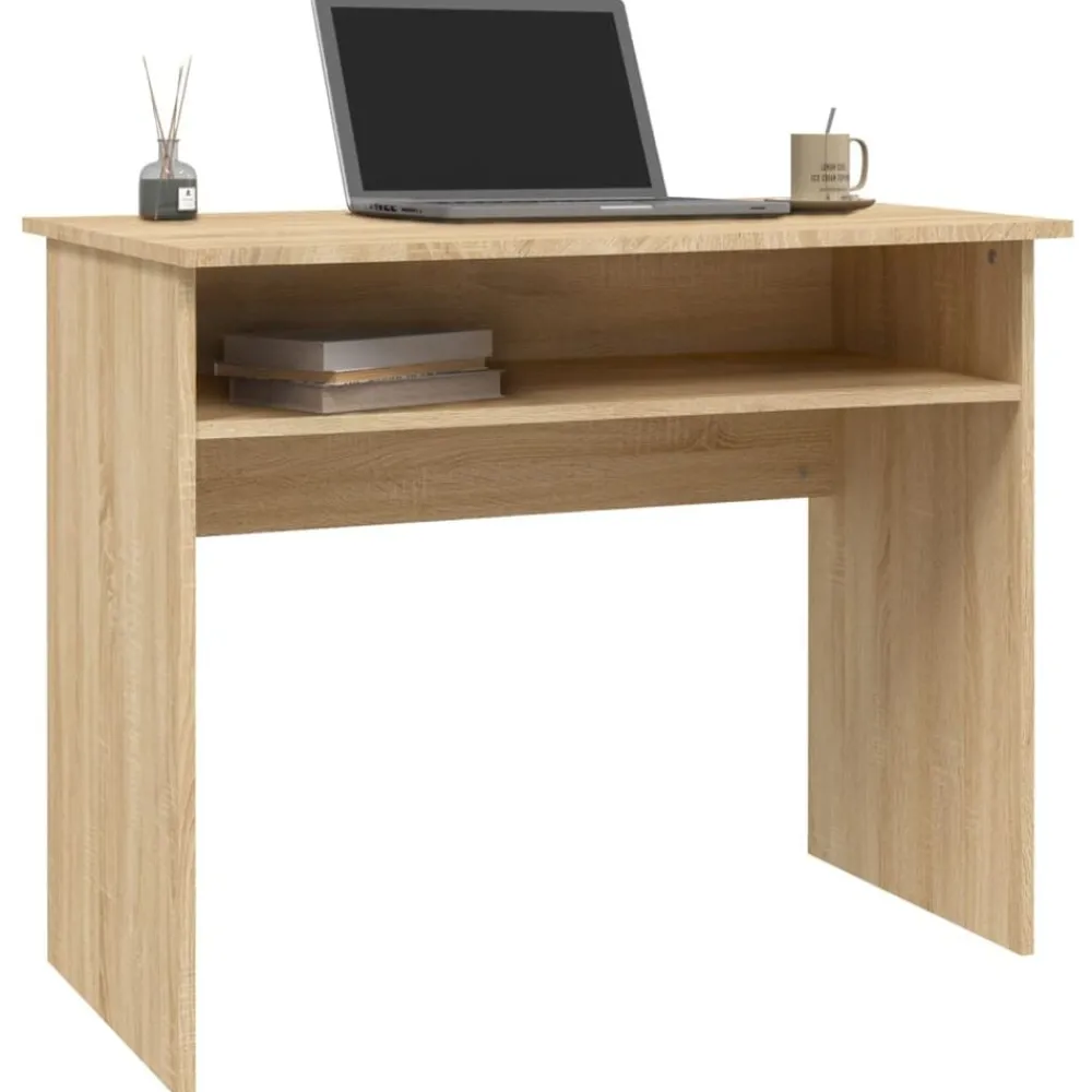vidaXL Bureau Chêne sonoma 90x50x74 cm Bois d'ingénierie