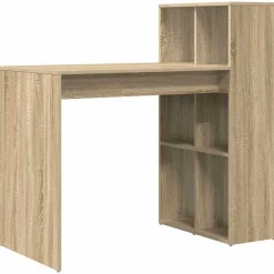 vidaXL Bureau Chêne Sonoma 108 x 55 x 103.5 cm Bois d'ingénierie