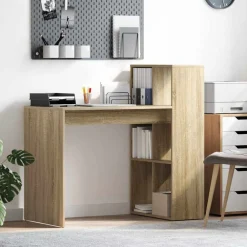 vidaXL Bureau Chêne Sonoma 108 x 55 x 103.5 cm Bois d'ingénierie