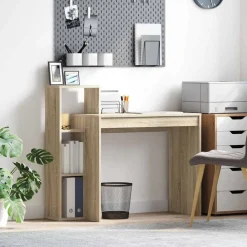 Meubles De Bureau-vidaXL Bureau Chêne Sonoma 100 x 40 x 90 cm Bois d'ingénierie Ch&ecirc;ne sonoma