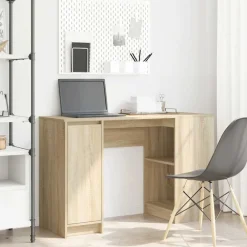 Meubles De Bureau-vidaXL Bureau chêne sonoma 120x42x76 cm bois d'ingénierie Ch&ecirc;ne sonoma