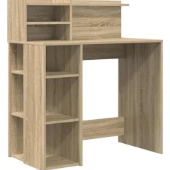 vidaXL Bureau Chêne Sonoma 90 x 48 x 101,5 cm Bois d'ingénierie