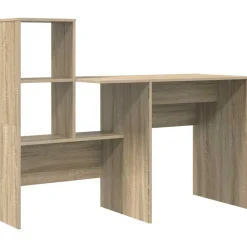 vidaXL Bureau Chêne Sonoma 131,5 x 50 x 106,5 cm Bois d'ingénierie
