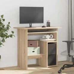 Meubles De Bureau-vidaXL Bureau Chêne sonoma 80x45x74 cm Bois d’ingénierie Chêne sonoma