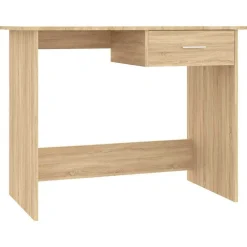 Meubles De Bureau-vidaXL Bureau Chêne sonoma 100x50x76 cm Bois d’ingénierie Chêne sonoma