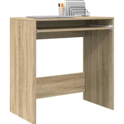 vidaXL Bureau Chêne Sonoma 77,5 x 43 x 79 cm Bois d'ingénierie