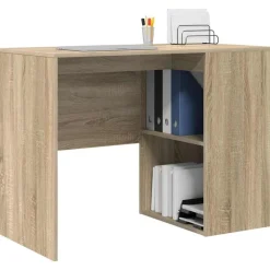 Meubles De Bureau-vidaXL Bureau Chêne Sonoma 102 x 50 x 75 cm Bois d'ingénierie Ch&ecirc;ne sonoma