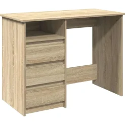 Meubles De Bureau-vidaXL Bureau chêne sonoma 102x50x75 cm bois d'ingénierie Chêne sonoma