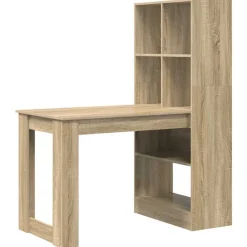 vidaXL Bureau Chêne Sonoma 122 x 67 x 145 cm Bois d'ingénierie