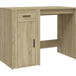 vidaXL Bureau Chêne sonoma 100x49x75 cm Bois d'ingénierie