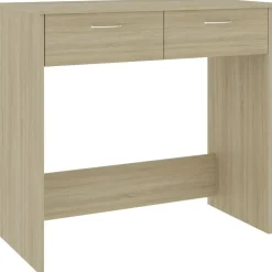 vidaXL Bureau Chêne Sonoma 80x40x75 cm Aggloméré