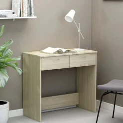 vidaXL Bureau Chêne Sonoma 80x40x75 cm Aggloméré