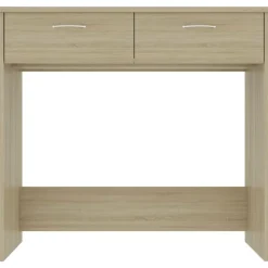 vidaXL Bureau Chêne Sonoma 80x40x75 cm Aggloméré