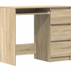 Meubles De Bureau-vidaXL Bureau Chêne sonoma 90x45x76 cm Bois d’ingénierie Chêne sonoma