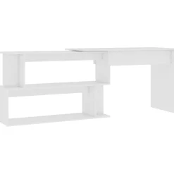vidaXL Bureau d'angle 200x50x76 cm Bois d'ingénierie
