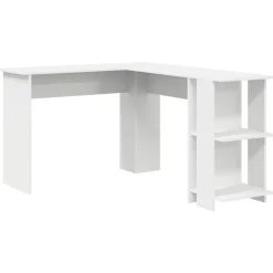 Meubles De Bureau-vidaXL Bureau d'angle 140 x 113,5 x 75 cm Bois d'ingénierie Blanc