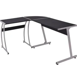 vidaXL Bureau d'angle en forme de L
