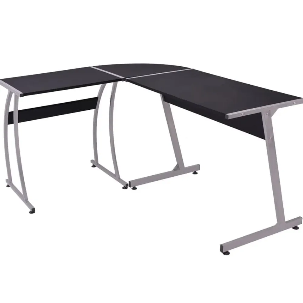 vidaXL Bureau d'angle en forme de L