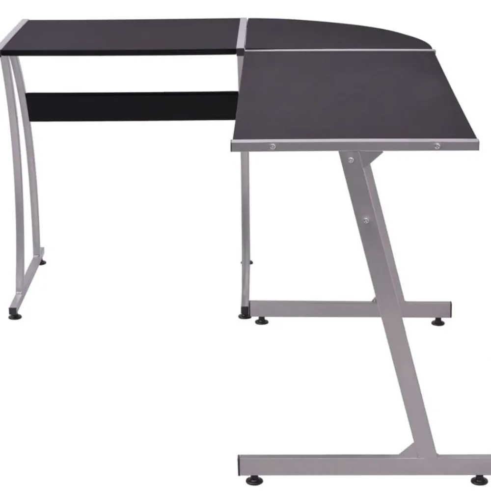 vidaXL Bureau d'angle en forme de L