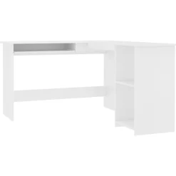 vidaXL Bureau d'angle en forme de L 120x140x75 cm