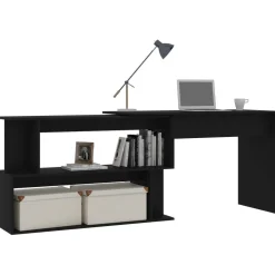 vidaXL Bureau d'angle 200x50x76 cm Bois d’ingénierie