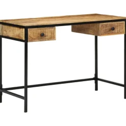 vidaXL Bureau d'écriture avec tiroir Marron 105 x 50 x 75 cm