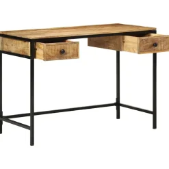 vidaXL Bureau d'écriture avec tiroir Marron 105 x 50 x 75 cm