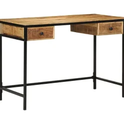 vidaXL Bureau d'écriture avec tiroir Marron 105 x 50 x 75 cm