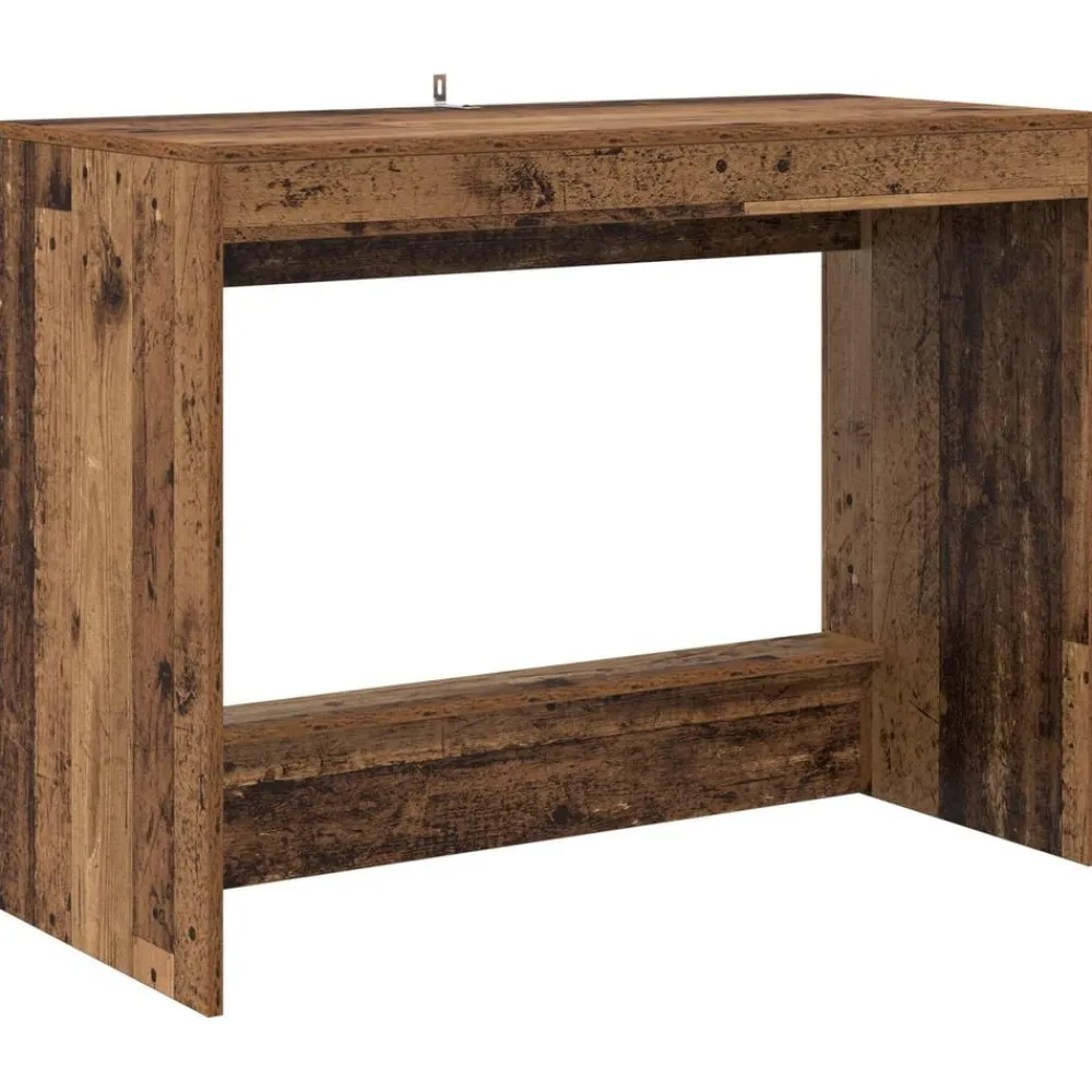Meubles De Bureau-vidaXL Bureau de lit 100 x 45 x 75 cm Bois d'ingénierie Bois ancien