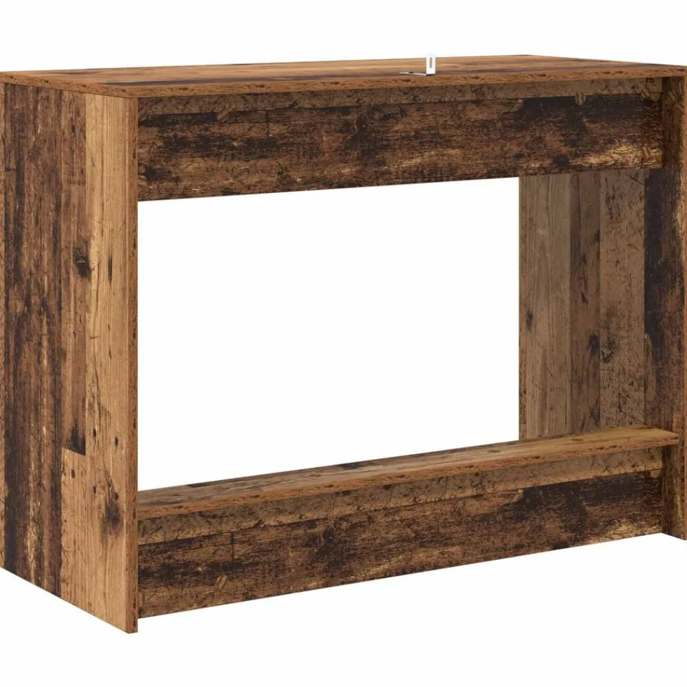 Meubles De Bureau-vidaXL Bureau de lit 100 x 45 x 75 cm Bois d'ingénierie Bois ancien