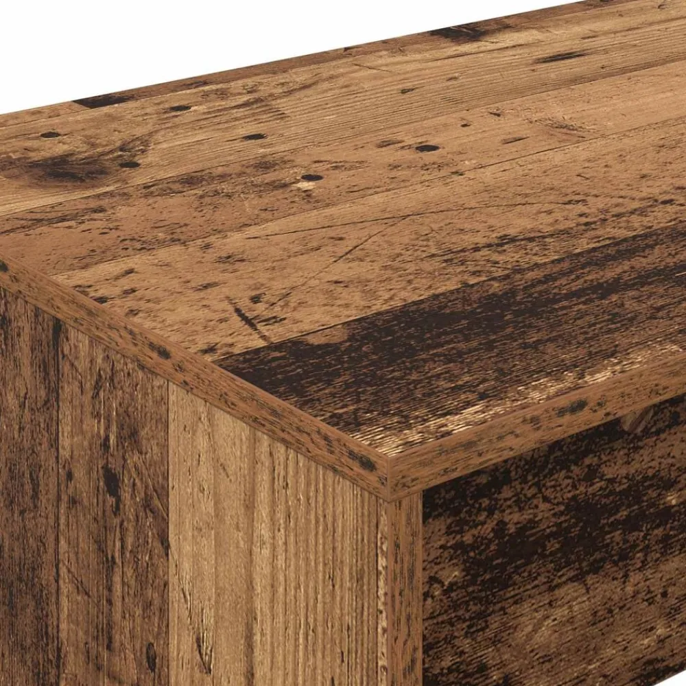 Meubles De Bureau-vidaXL Bureau de lit 100 x 45 x 75 cm Bois d'ingénierie Bois ancien