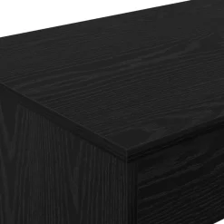 vidaXL Bureau de lit Chêne noir 100 x 45 x 75 cm Bois d'ingénierie