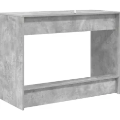 Meubles De Bureau-vidaXL Bureau de lit 100 x 45 x 75 cm Bois d'ingénierie Gris béton