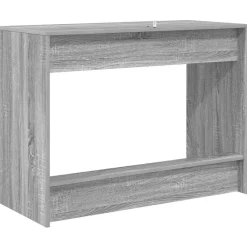 vidaXL Bureau de lit Gris Sonoma 100 x 45 x 75 cm Bois d'ingénierie